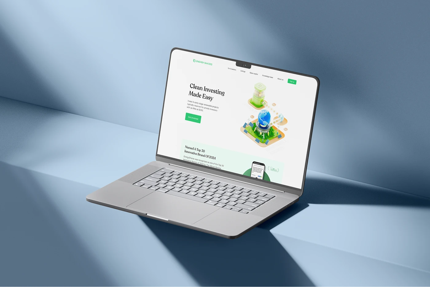 EnergyShares US Website Design 프로젝트 이미지 1